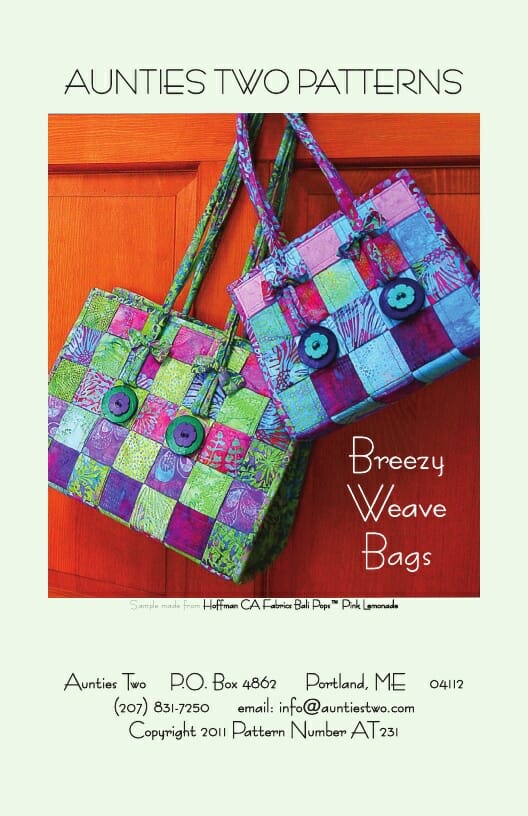 Aunties Two Patterns - Breezy Weave Bags