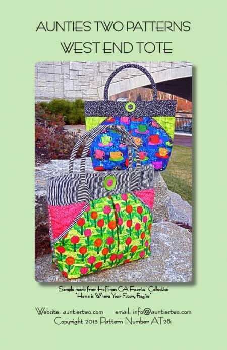 Aunties Two Pattern - West End Tote