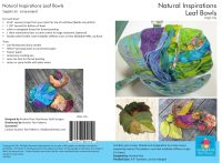 PQD176 - Poor House Quilt Designs - Natural Inspiration Leaf Bowls