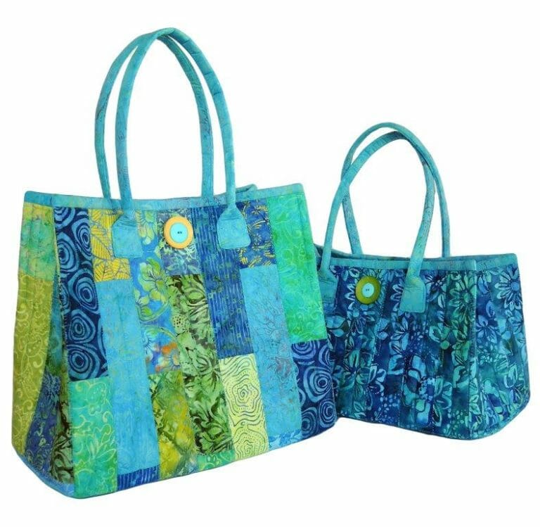 Aunties Two Patterns - Fuse, Fold & Stitch Bags Kit - Wingspan Crafts