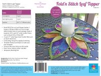 PQD213 - Poor House Quilt Designs - Fold'n Stitch Leaf Topper
