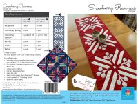 PQD246D - Poor House Quilt Designs - Snowberry Runners - Downloadable