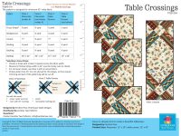 PQD254D - Poor House Quilt Designs - Table Crossings Runner & Mats - Downloadable