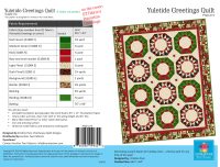 PQD273D - Poor House Quilt Designs - Yuletide Greetings Quilt - Downloadable